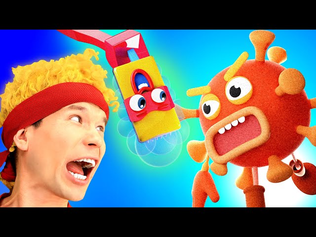 Shiny Teeth! Super Toothbrush | D Billions Kids Songs class=