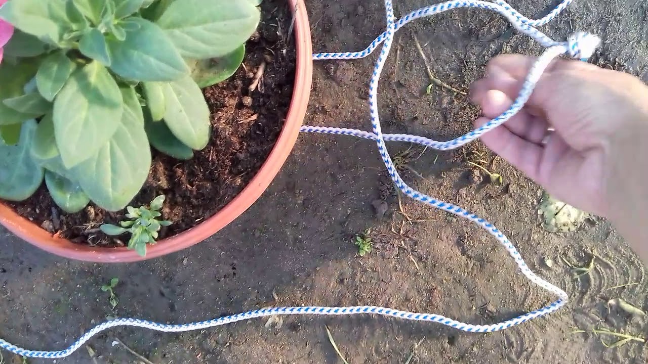 как красиво повесить горшки на