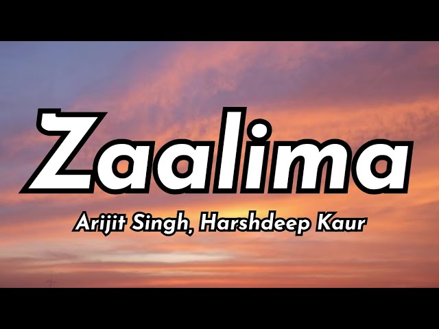 Zaalima (Lyrics) |Raees|Arijit Singh, Harshdeep Kaur|@zeemusiccompany class=