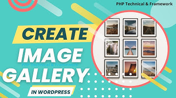how to create a photo gallery in WordPress without a plugin | create image gallery in WordPress post