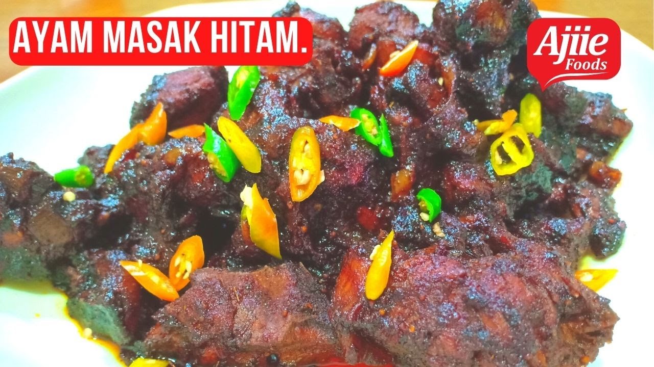 Resepi Ayam Masak Hitam. - YouTube