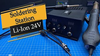 Аккумуляторная Паяльная Станция Своими Руками. Li-Ion Soldering Station.