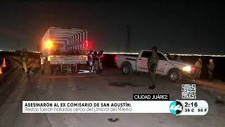 Asesinan al ex comisario de San Agustin