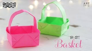 How to make easy paper basket | origami (paper craft ideas) ! the art
company