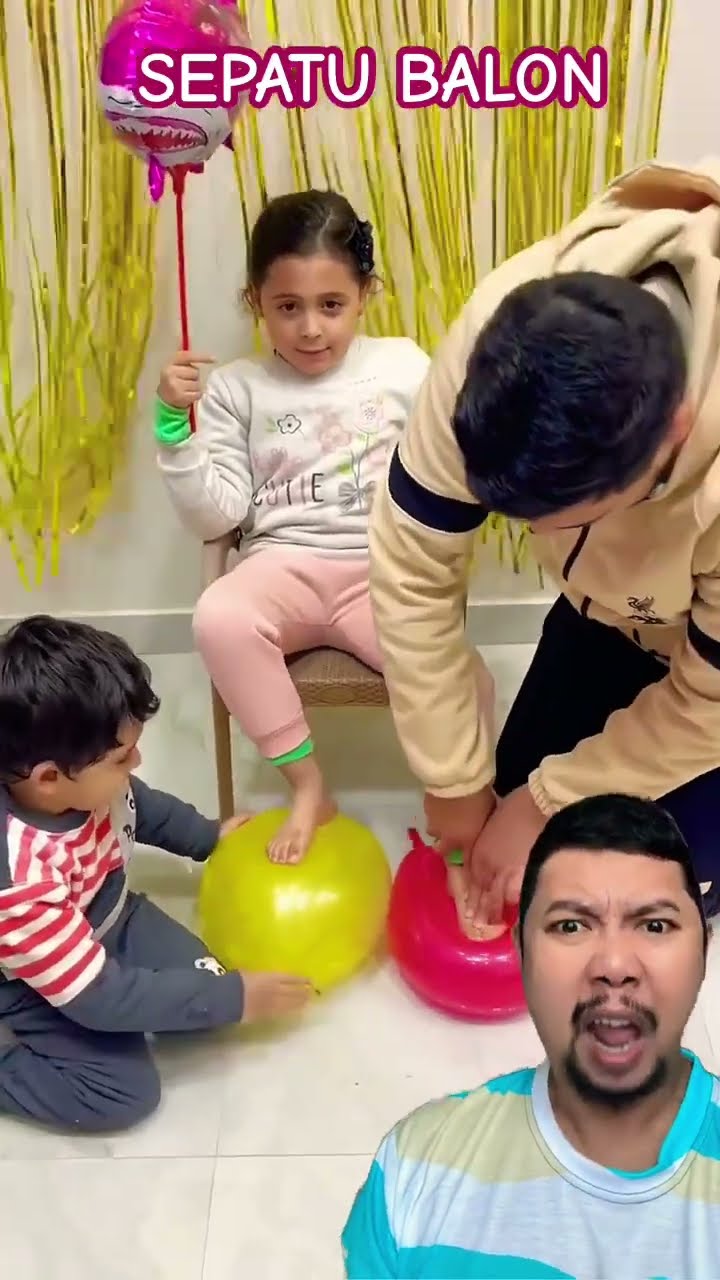 SEPATU BALON MERAH!!!?? #funny #shortsfeed #happy