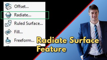 Radiate surface feature | SOLIDWORKS