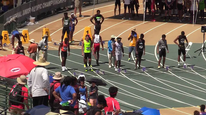 LOZ (Sac) - 17-18 Men 100m Prelims - Heat 3 - Glad...