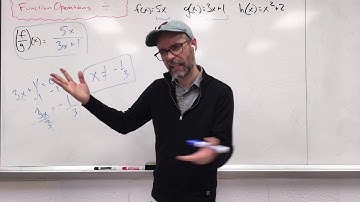 Algebra: Function Operations with Division