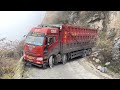 Torture on trucks? 【E4】Pure sound compilation of heavily overload trucks.extremely powerful trucks!
