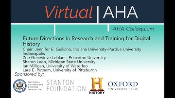 Future Directions in Research and Training for Digital History
