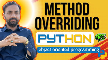 Lec-64: method overriding in python | object oriented programming | python full course