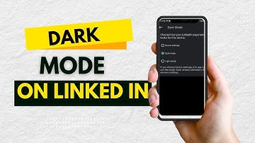 How to Turn on Dark Mode in Linked in Mobile App