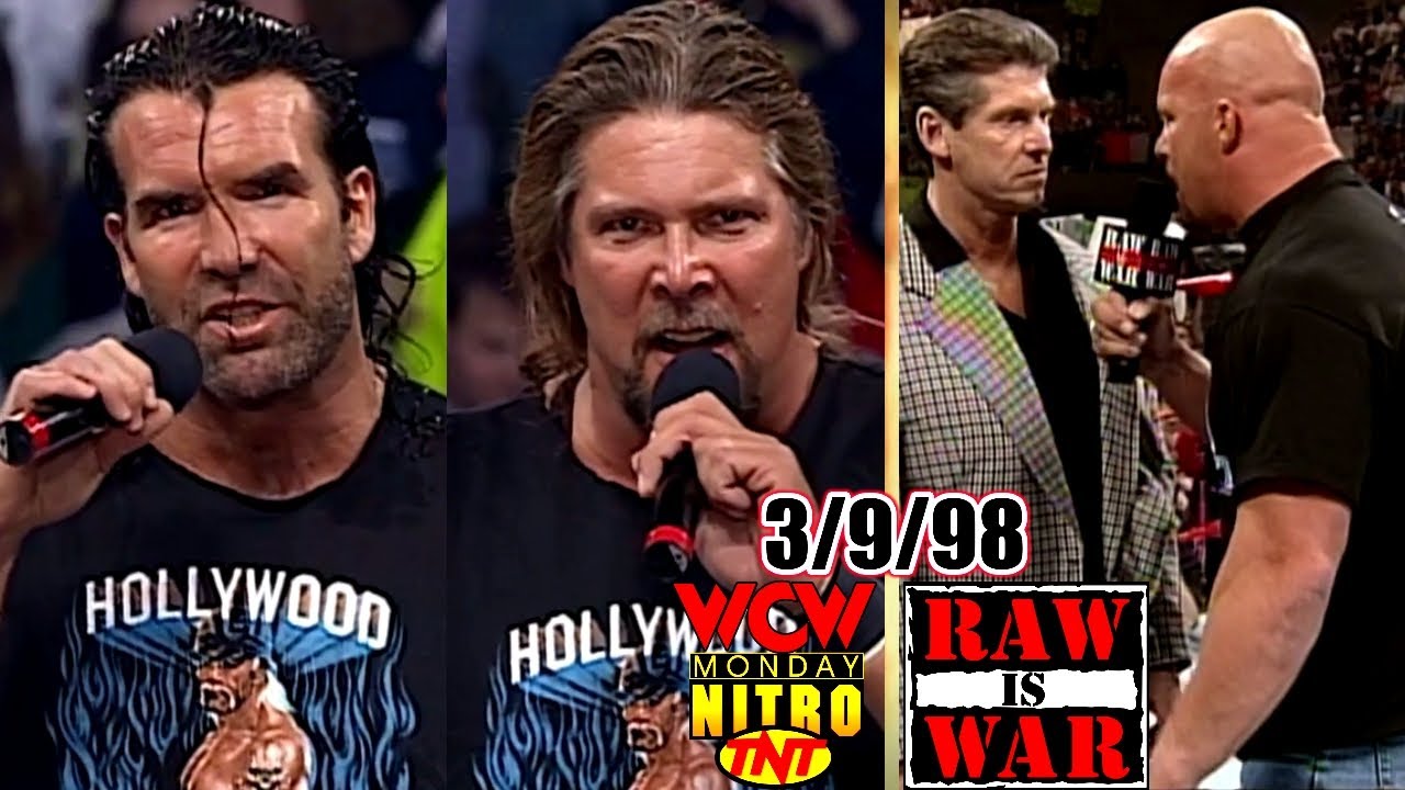 WCW Nitro vs. WWF RAW - March 9, 1998 Full Breakdown - Nash/Hall v ...