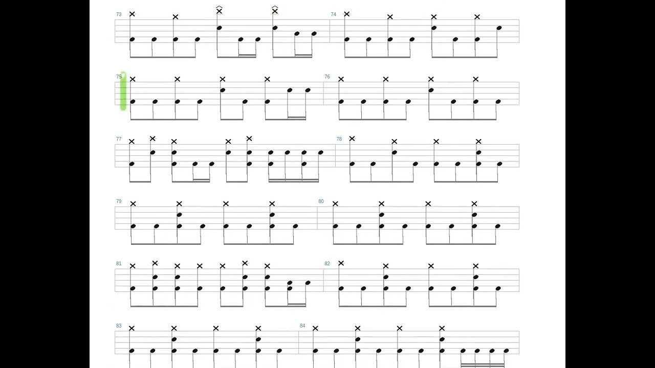 Avenged Sevenfold Afterlife Guitar Tab in D Minor - Download & Print -  SKU: MN0070817