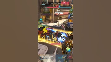 Saving a Teamfight with a Resurrection and Getting Thanked 🥰 #shorts #overwatch #mercy