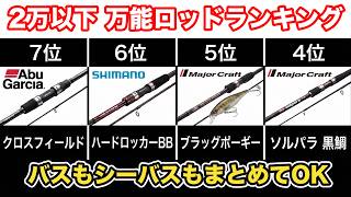 Under 20,000 Yen] 7 Recommended Baitcasting Rods for Both Bass and