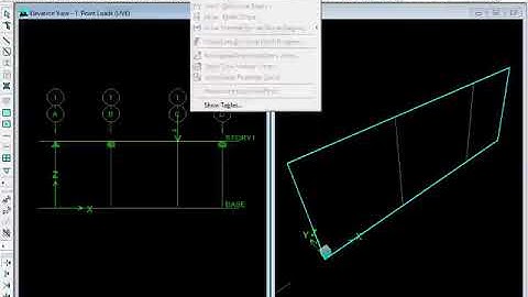 Etabs Distributed & point load