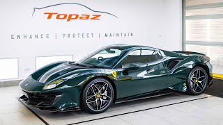 100 Hour World's Best Detail for this Green Ferrari 488 Pista Spider!