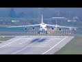 PLANESPOTTING Stuttgart || Antonov AN-124 FULL Landing, Taxi and Takeoff