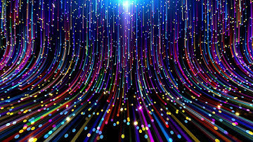 4K Screensaver | Colorful Particles Sliding – Psychedelic VJ Loop (No Sound)