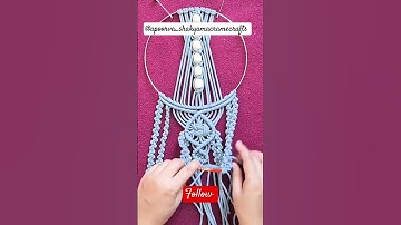 macrame design|keychain #apoorva_shakyamacramecrafts #shortsfeed #macramekeychain #squareknot