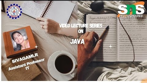 INTRODUCTION TO OPPS|SIVAGAMI R,AP,IT|SNS INSTITUTIONS