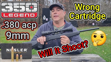 CVA Scout 350 Legend/9mm?/.380?🤫....Special Testing