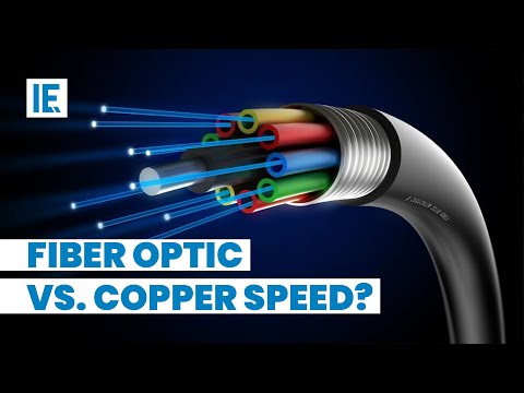 What makes fiber optic faster than