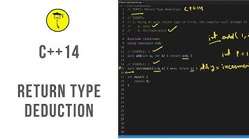 Return Type Deduction In C++