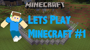 Minecraft - Lets Play #1 (Train Station)