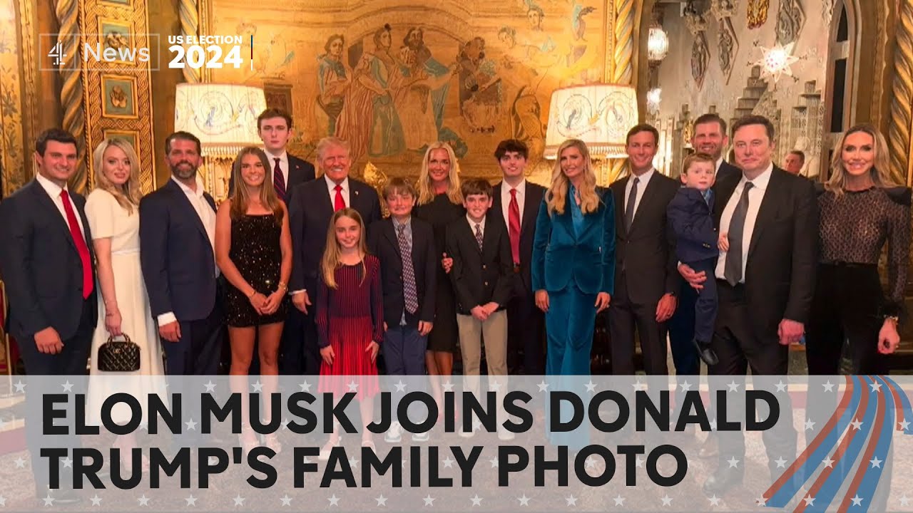 ⁣Elon Musk joins Donald Trump on first call to Zelensky - and his family photo