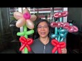 Easy balloon bow instruction for beginners, a basic step by step balloon twisting instruction