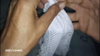 ngecek cd baru di lepas setelah semalam di pake ternyata masih bersih aromanya segar