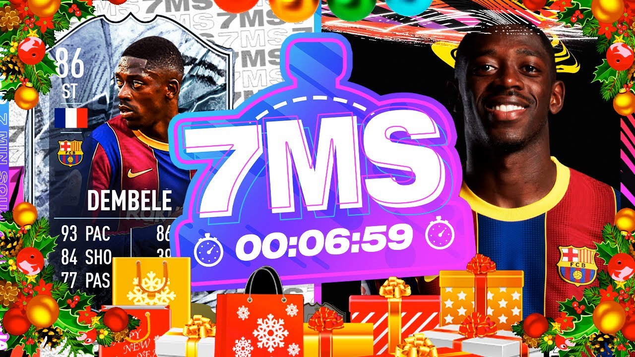 WOW WHAT A CARD!! 86 STRIKER FREEZE DEMBELE 7 MINUTE SQUAD BUILDER - FIFA 21 ULTIMATE TEAM