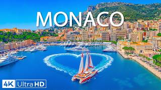 Monaco 4K Drone Footage | Monte Carlo Harbor, Luxe Yachts & French Riviera Glamour 🇲🇨