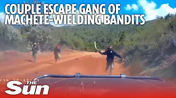 US couple narrowly escape gang of machete-wielding bandits