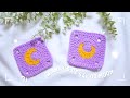 Grannys square deluna fcil de tejer  sailor moon  tutorial hebras crochet