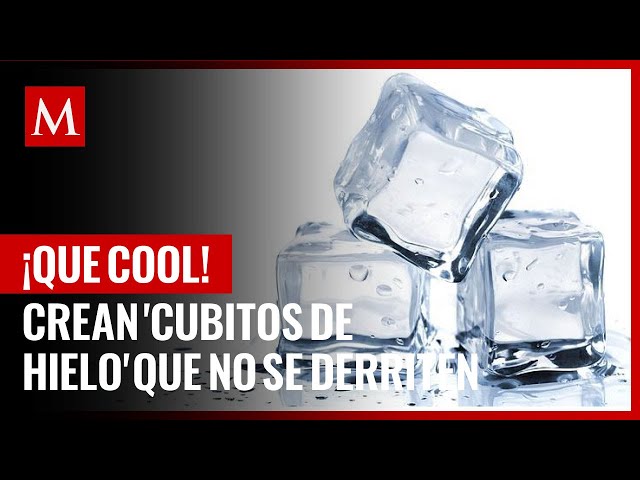 Inventan 'cubos de hielo' que nunca se derriten ¡y son reutilizables!