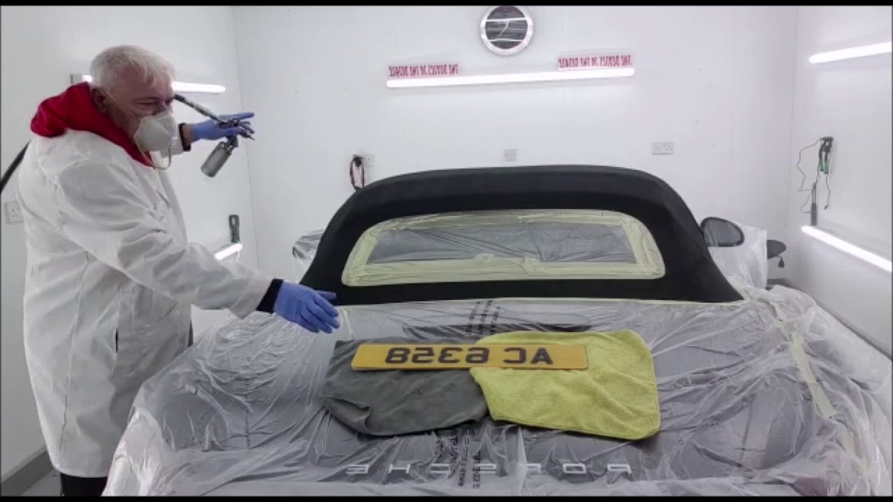 Porsche Boxster, How I re colour soft top. YouTube