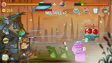 Swamp Attack - Episode 4. Level 10 Gameplay
