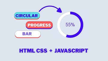 Circular Progress Bar with HTML, CSS & JavaScript | Animated Circular Progress Bar (Step by Step)