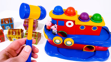 Treasure Chests टॉडलर्स और किड्स के लिए ट्रेजर चेस्ट कलर लर्निंग वीडियो!