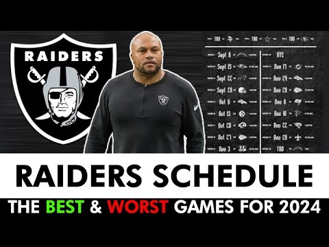 Las Vegas Raiders Schedule: Ranking The Best & Worst Games In 2024 For Raider Nation