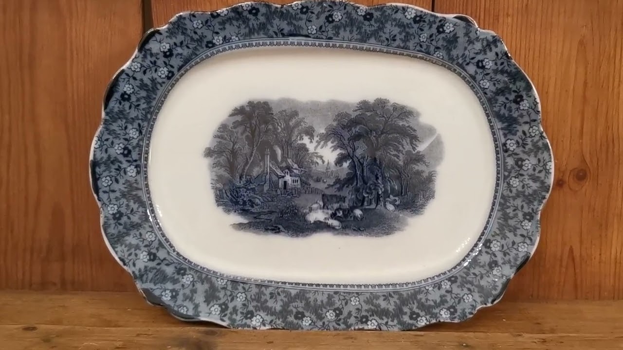A E Jones Antique Malvern 14-inch Platter