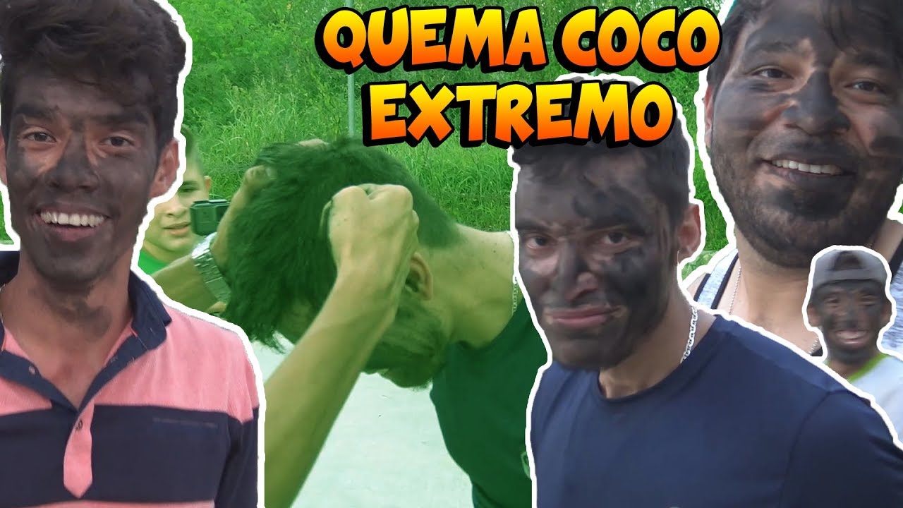 videos graciosos para facebook RETO QUEMA COCO EXTREMO - Ft. Retojorjais y su CREW