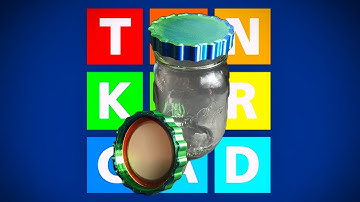 Tinkercad Design and Print Tutorial! Threaded Jar Lids! 3D Printable Models!