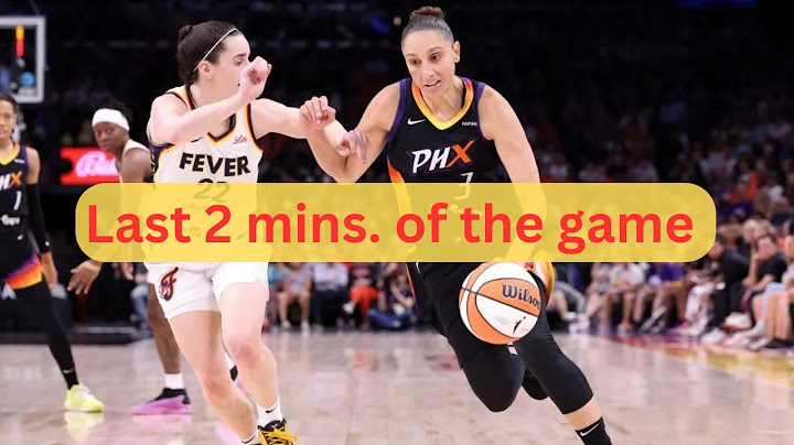 🚨 Last 2 minutes of Phoenix Mercury vs Indiana Fever Game (WILD GAME) 🚨