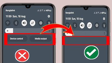 How To Remove Device Control & Media Output In Samsung Galaxy Phone |Device Control And Media Output