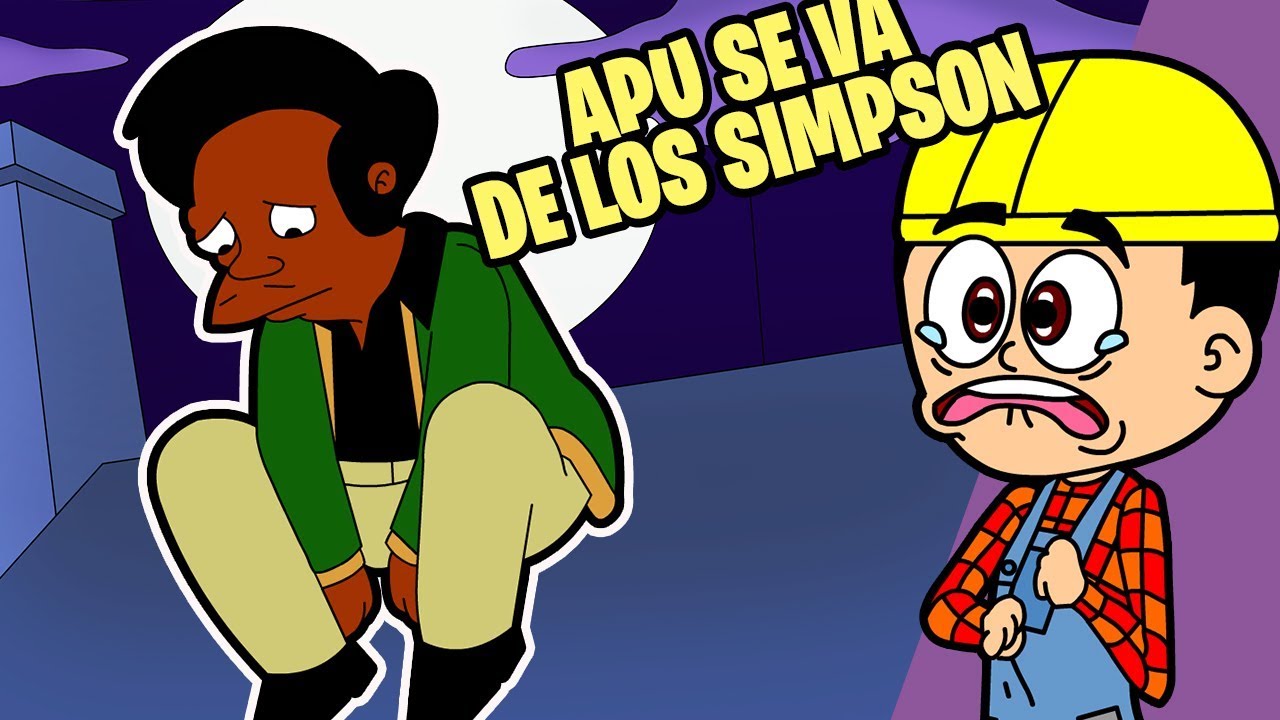 APU SE VA DE LOS SIMPSON - ENCHULAME LA CASA - YouTube