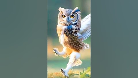 AI video of owl dancing. #videoprocessing #videosynthesis #embeddedvision #videovision